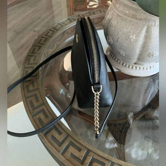 ♠️♠️KATE SPADE CAMERON HILLI DOME BLACK SAFFIANO LEATHER CROSSBODY BAG!♠️♠️ - Picture 6 of 10